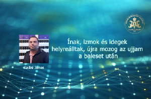 Ínak, izmok és idegek helyre álltak, újra mozog az ujjam a baleset után – Sallai János